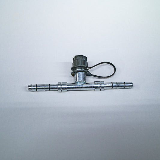 NO 6 Hose Fitting - Straight Splice with 134a Service Port